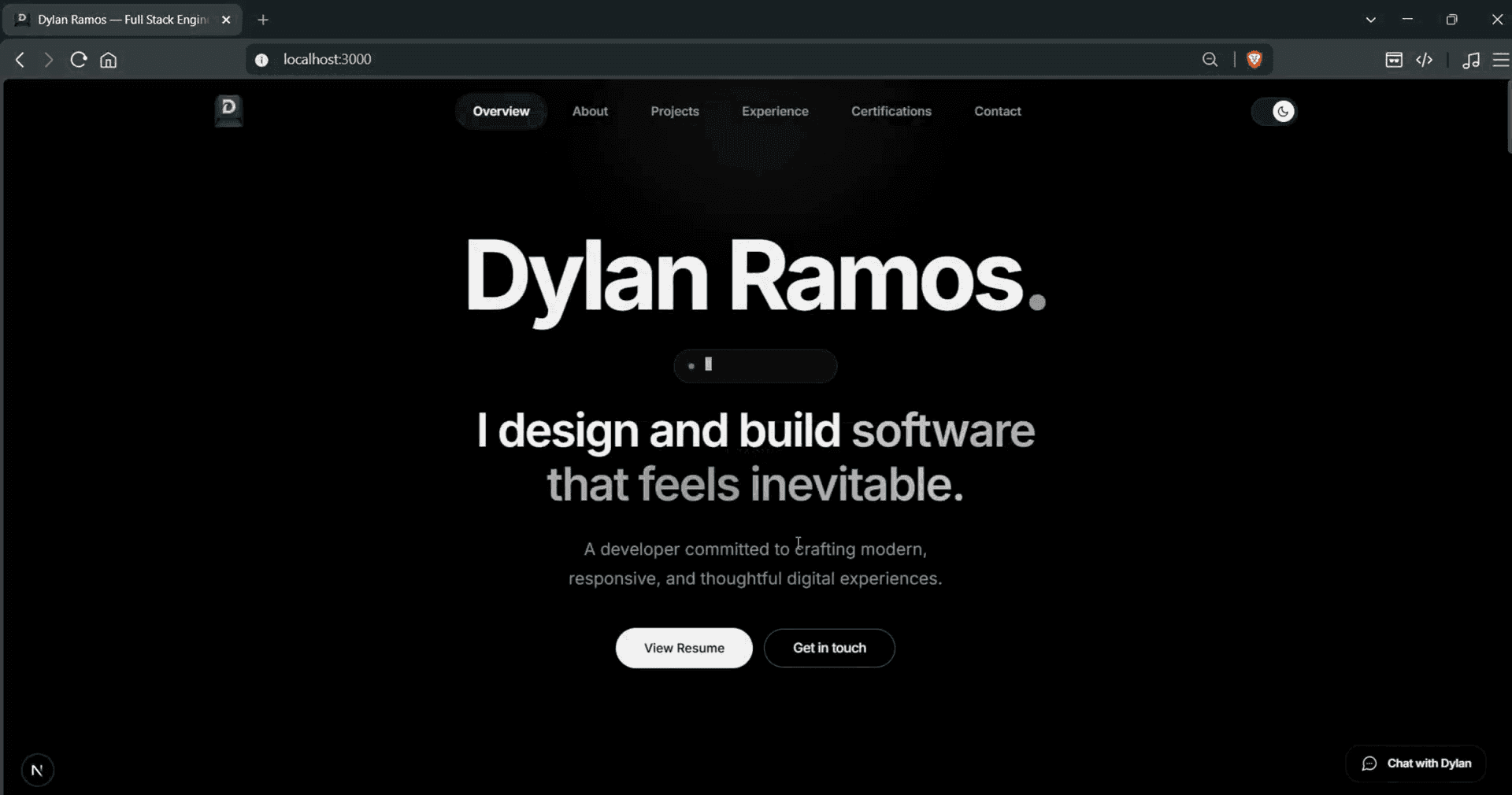 Dylan Ramos — Portfolio Platform & Video Editing Showcase