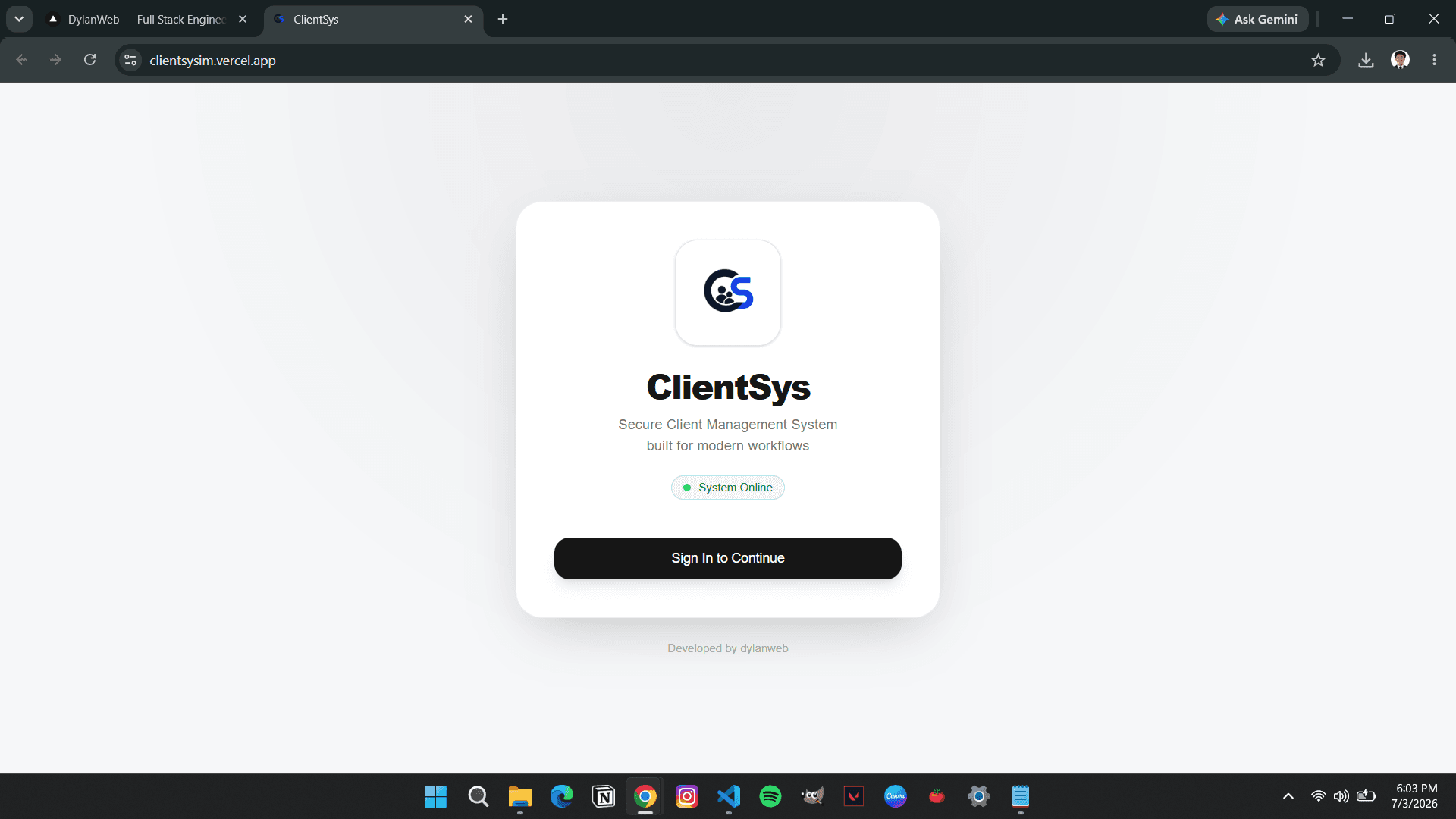 Client Portal